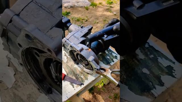 сварка алюминия, катодом из обычной батарейки. пользуйтесь.  тик сварка алюминия