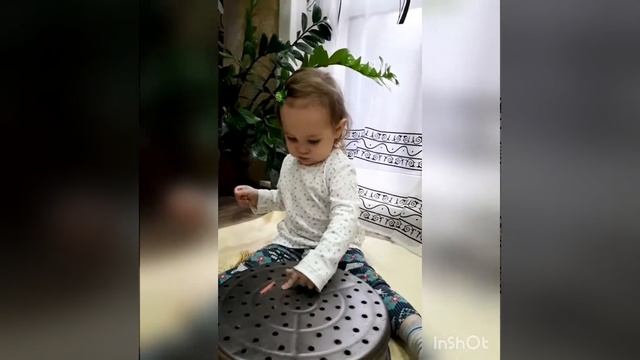 Игры с годовалым ребёнком. Валерия -1 год и 4 месяца смотреть онлайн