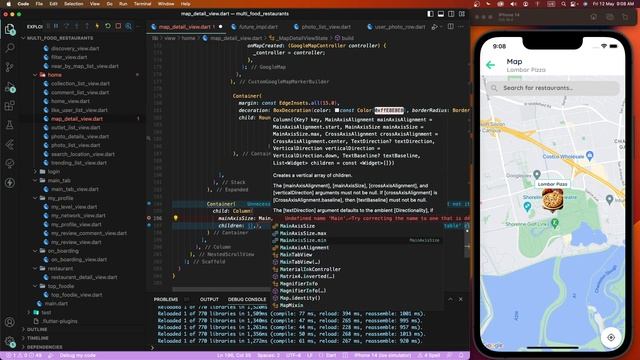 #13 Flutter Food Restaurants App | Restaurant Location Map Tutorial with Source Code [GitHub] смотреть онлайн