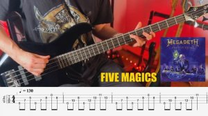 Top 5 MEGADETH Bass Riffs (w/TABS)