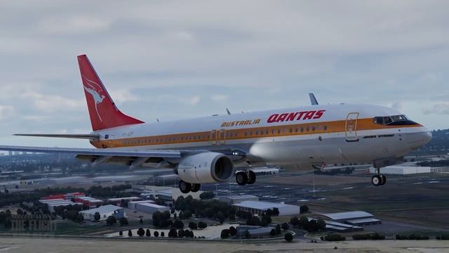 Brisbane ILS Approach | 737-800 Zibo EA | X-Plane 12 смотреть онлайн