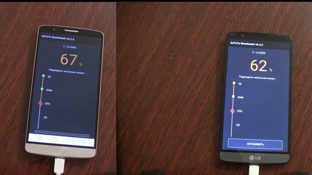 LG G3 D856 vs LG G3 D855 Antutu 6.2.6, Bonsai Benchmarks смотреть онлайн