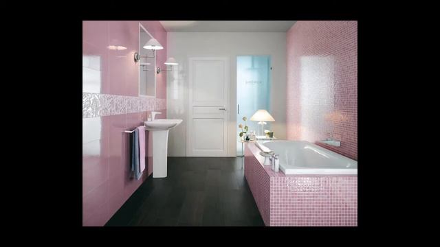 Розовая плитка в ванной комнате смотреть онлайн