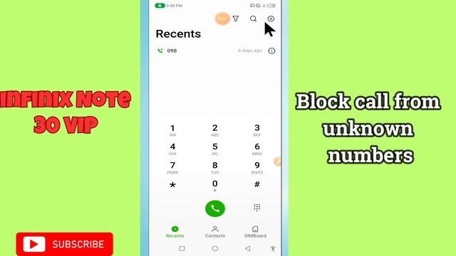 Infinix Note 30 VIP Block call from unknown numbers ||How to block numbers ||Block contacts setting смотреть онлайн
