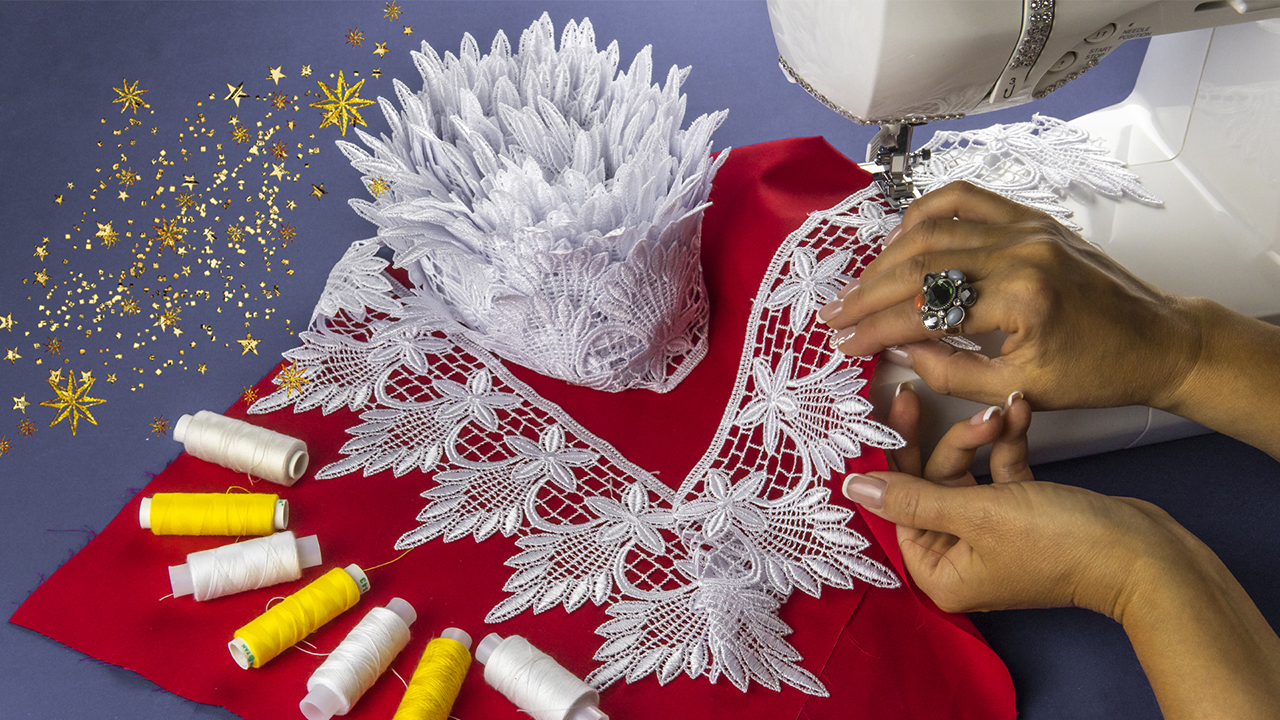 Интересный вариант украшения блузки с помощью кружева смотреть онлайн