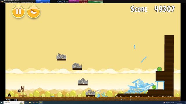 Angry Birds 2009 Speedrun (Mighty Hoax, Level 16, Part 2, Normal) in 00:00:15,420 смотреть онлайн