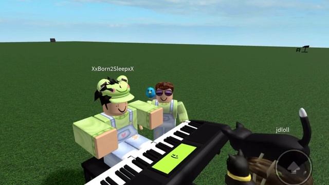 Playing Fallen Down In A Roblox Piano Game смотреть онлайн