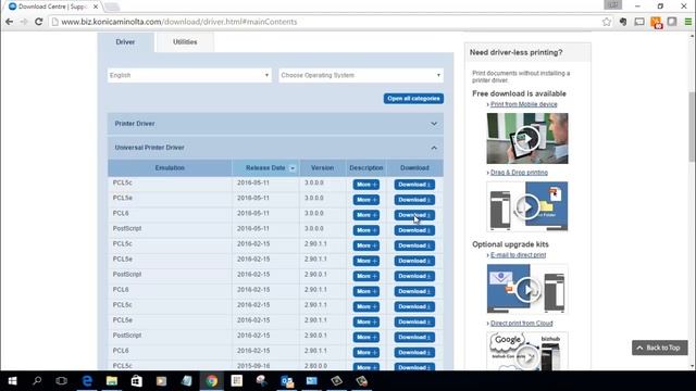 How to Download Konica Minolta Printer Driver смотреть онлайн