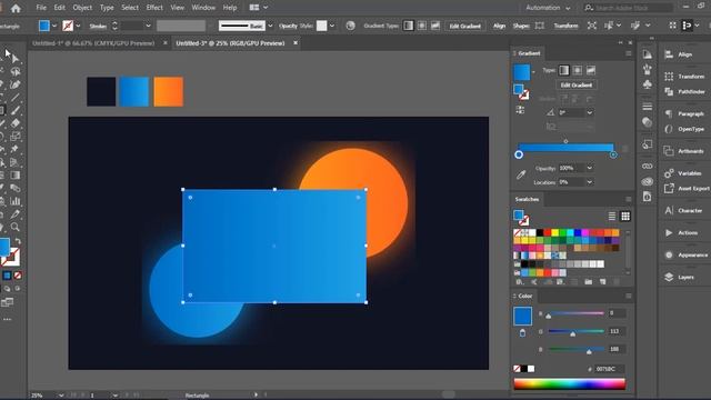 Trendy Glass Morphism Effect - Illustrator Tutorial | Real Glassmorphism Card Hover Effects | Effec