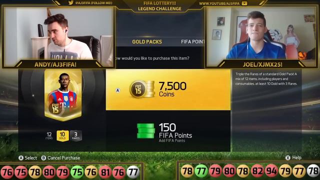 FIFA LOTTERY!!! OMFG LEGEND DISCARD CHALLENGE!!! Fifa 15 Discard Pack Opening смотреть онлайн