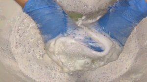 ASMR Paste, 🧽 Sponge Squeezing 🧽 | Lavender Comet 💫, Lavender Pinesol 🌲, Comet 💫 Soft Cleanser