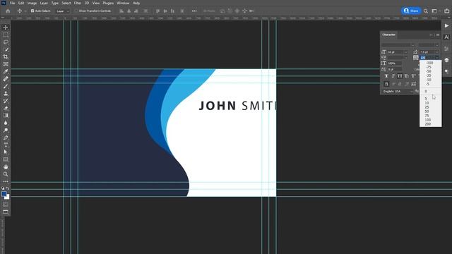 Business Card Design in Adobe Photoshop смотреть онлайн