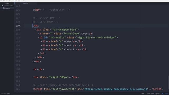 Materialize CSS Crash Course [Part 1] смотреть онлайн