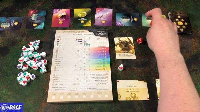 MERCHANTS OF MAGICK Unboxing and Solo Playthrough Published by Rock Manor Games смотреть онлайн