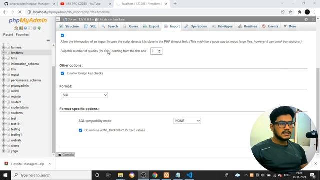 DBMS MINI PROJECT WITH SOURCE CODE AND HOW TO RUN AND INSTALL IN YOUR SYSTEM (HOSPITAL MANAGEMENT) смотреть онлайн