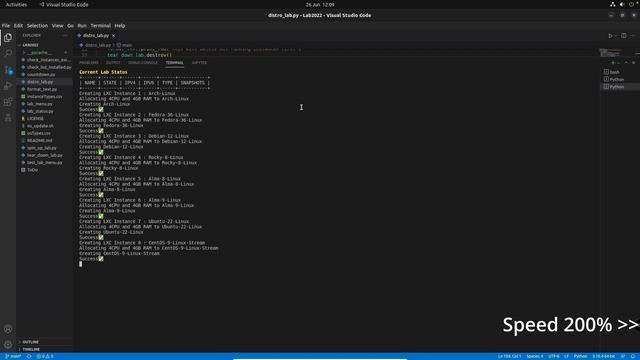 Distro Lab Update Demonstration - running multiple Linux Server Distributions as LXC Containers смотреть онлайн
