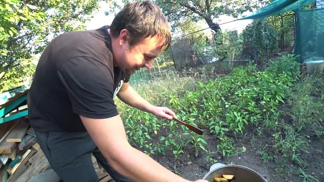 Готовим первый раз! Костёр и казан пробуем ОДЖАХУРИ смотреть онлайн