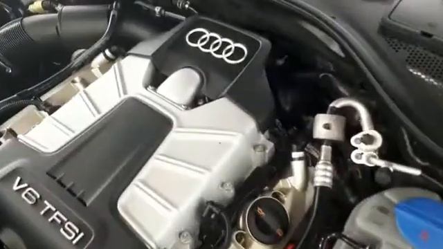 Ауди А7,3.0 tfsi.Шум цепного привода ГРМ смотреть онлайн