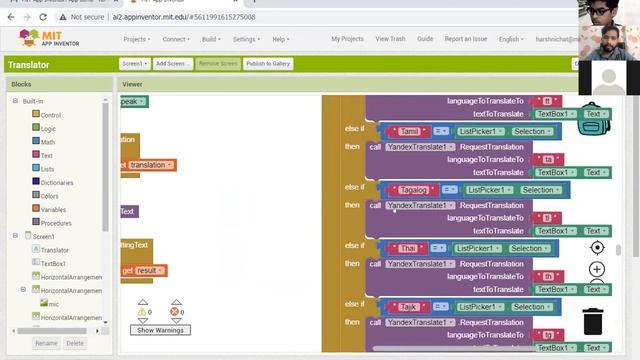 Language Translator App Demo By Harsh Nichat | MIT App Inventor | Amravati (MH) India смотреть онлайн
