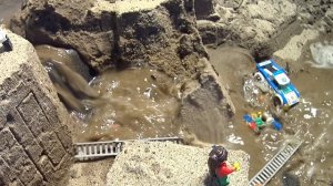 LEGO DAM BREACH - NEW SAND CITY COLLAPSE