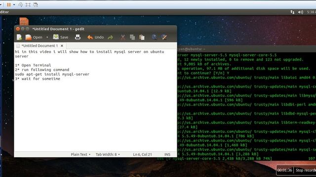 How to Install Mysql Server on Ubuntu Operatig System смотреть онлайн