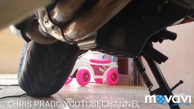 Honda CB650R headers buffing смотреть онлайн