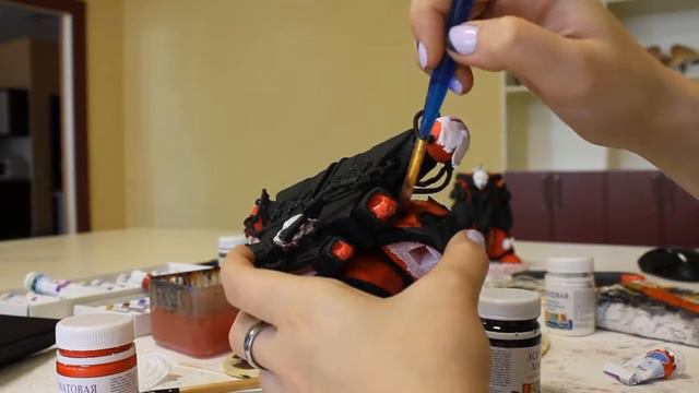 3D Printed and Painted Chaos Space Marine Figurine | by Gambody смотреть онлайн
