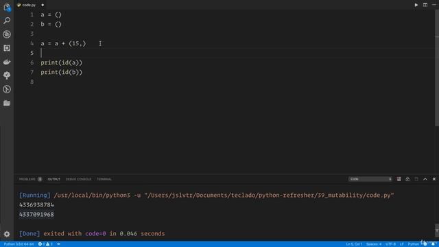 02 - A Full Python Refresher - 040 Mutability in Python смотреть онлайн