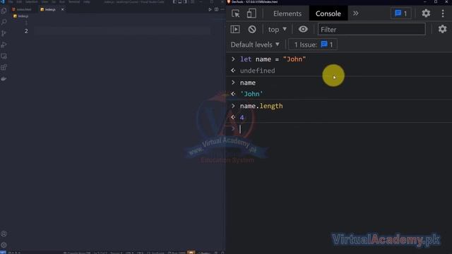 String indices in JavaScript | JavaScript Course in Urdu смотреть онлайн