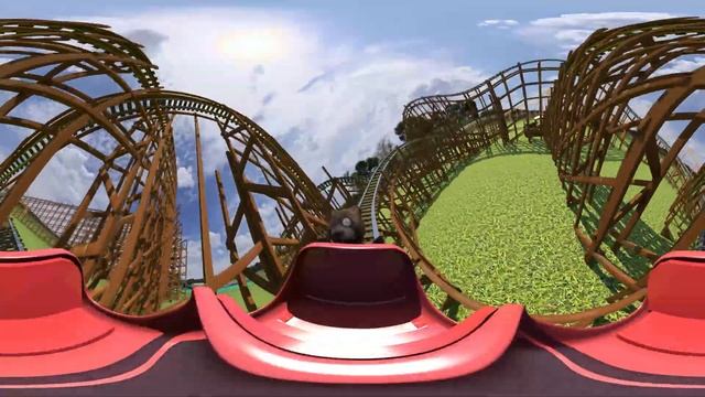 Roller Coaster | VR 360 |  The Bear Doll Hitching