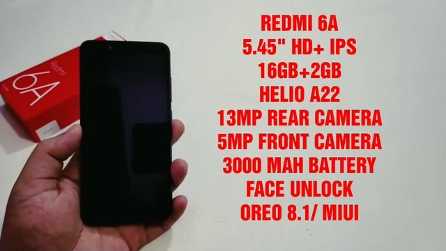 Xiaomi Redmi 6A Unboxing & Review,Price,Camera In Hindi