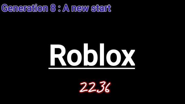 Roblox logo evolution 2004 - 2750 смотреть онлайн