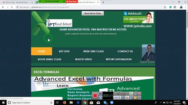 How to book Free online Demo Class of Advanced Excel смотреть онлайн