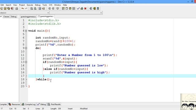 C Practical and Assignment Programs-Guessing Game Program смотреть онлайн