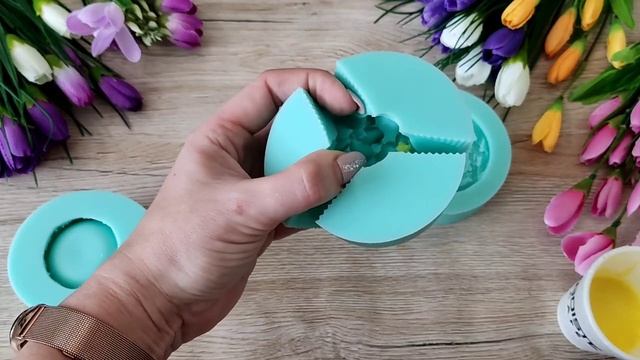 Распаковка от трёх китов. Новые формы. Чуток заливки. Мыловарение. Форма чашки. тройник петуньи. смотреть онлайн