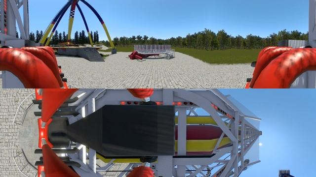 VR 360 video Gyro Drop Tower Catapult Freefall 360° Flat Ride Virtual Reality Roller Coasters 4K смотреть онлайн