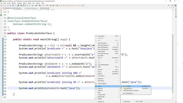 Java 8 predicate functional Interface |Java 8 Interview question|predicate joining |java 8 |okayjav смотреть онлайн