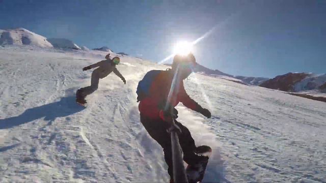 Сноубординг в Кыргызстане. Snowboarding in Kyrgyzstan смотреть онлайн
