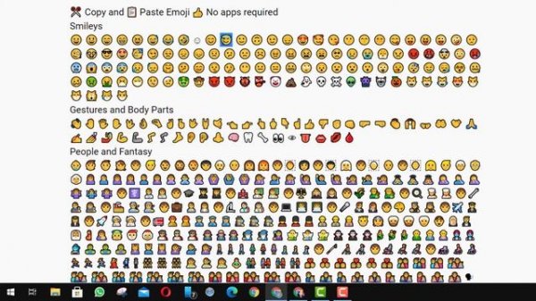 ✂️ Copy and ? Paste Emoji ? No apps required