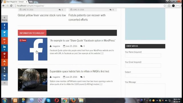 Responsive WordPress Theme for Online Newspaper or Magazine, 5 смотреть онлайн