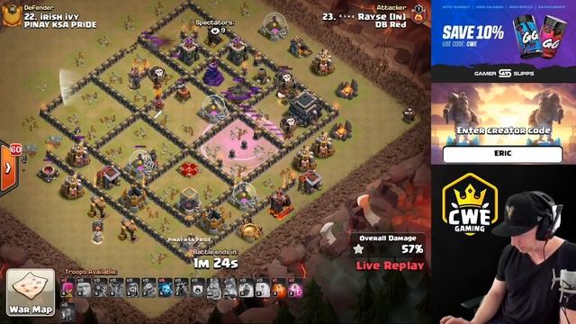 LIGHTNING NEEDS A NERF at TH9... | Platoon Tournament | Best TH9 Strategies in Clash of Clans смотреть онлайн