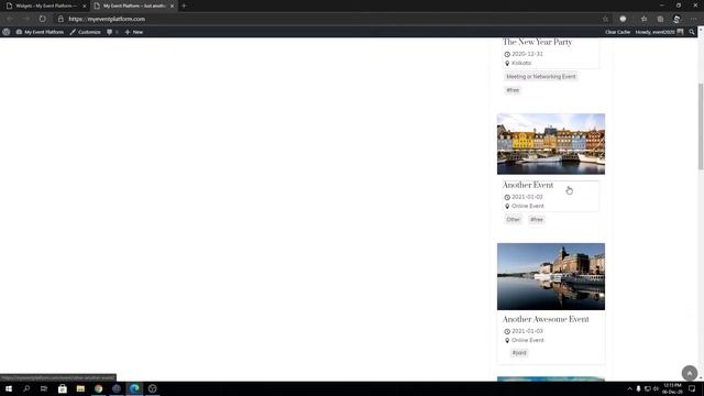 How to List Event With Recent Events Widgets on #WordPress смотреть онлайн
