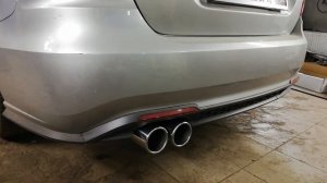 Выхлоп Polo GT ST2 пайп + трасса на 63 трубе fortluft