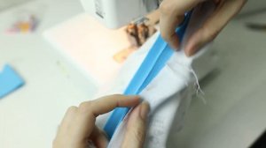 Как пришить обтачку горловины на трикотажное изделие.