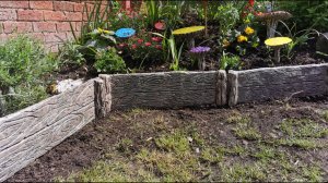 Заборчик для сада из цемента своими руками очень просто