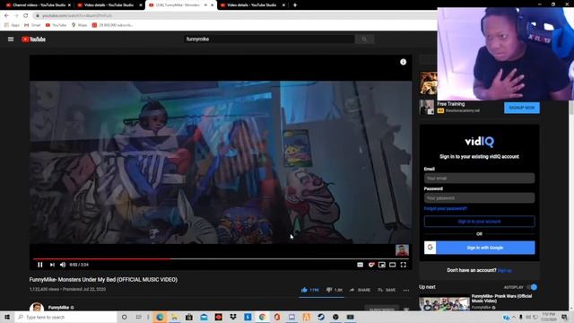REACTING TO MONSTERS UNDER MY BED BY FUNNYMIKE!!!! смотреть онлайн