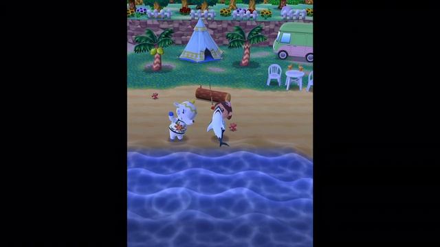 Catching a Shark in Animal Crossing Pocket Camp!! смотреть онлайн