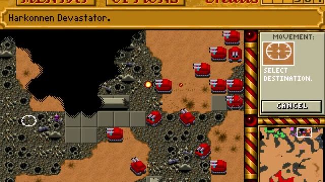 DOS - Dune II: The Building of a Dynasty - Harkonnen gameplay and ending смотреть онлайн