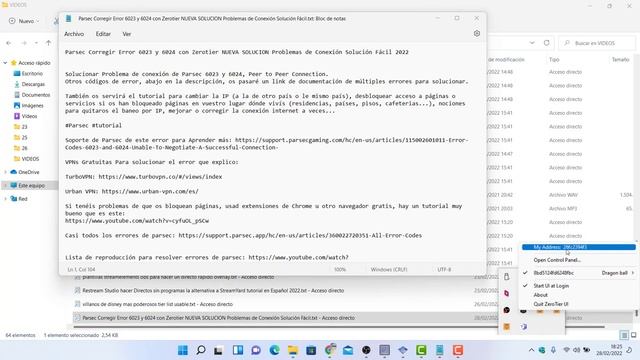 Parsec Corregir Error 6023 y 6024 con Zerotier NUEVA SOLUCION Problemas de Conexion Solu смотреть онлайн