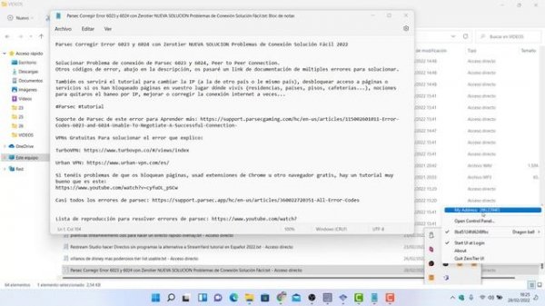 Parsec Corregir Error 6023 y 6024 con Zerotier NUEVA SOLUCION Problemas de Conexion Solu
